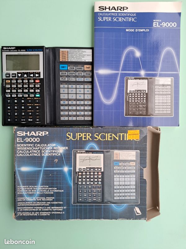 Calculatrice scientifique SHARP EL 9000 (image 1)