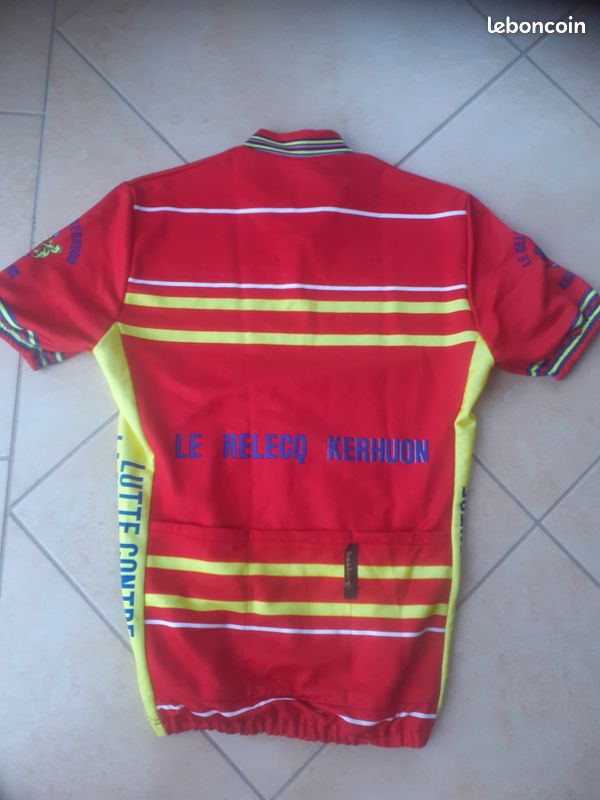 Maillot cycliste vintage année 60 U.C.S France TRICOTS DU ROCHER shirt