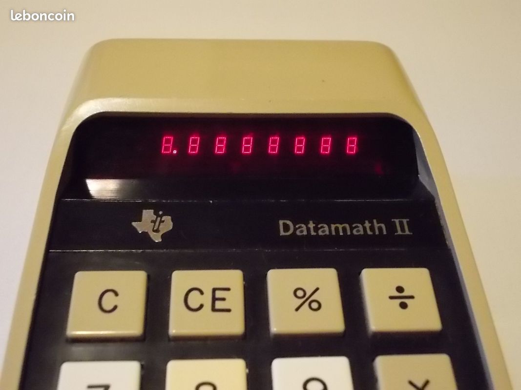 Vintage Texas Instruments TI-1795+ Plus Desktop Solar Calculator Works