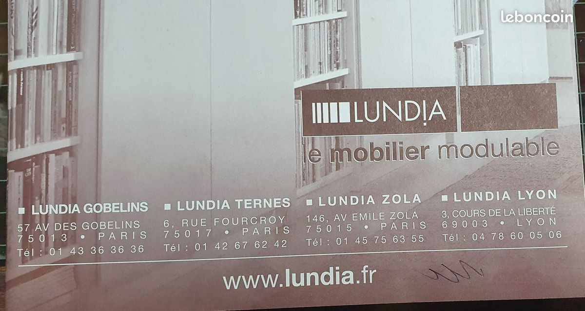 Montants & Etagères pour bibliothèque LUNDIA (image 4)