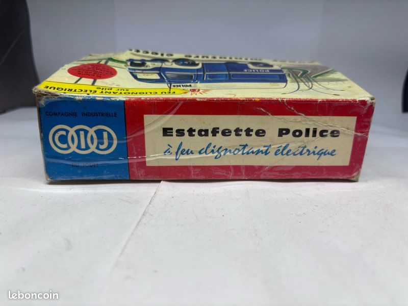 CIJ Europac Renault Estafette Police - Miniature Modèle Réduit - Occasion Bon état