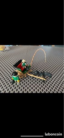 Playmobil vintage la calèche du docteur - Jeux & Jouets
