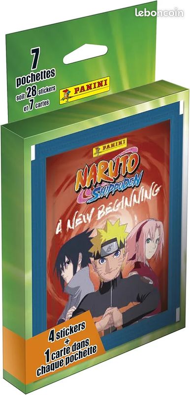 PANINI - NARUTO Shippuden A new beginning TRADING CARDS - 10 Pochettes PANINI - NARUTO Shippuden A new beginning TRADING CARDS - 10 Pochettes