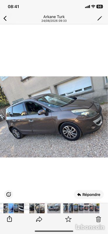 Renault scenic 3 phase 1 - 1.9 dci 130ch année 2009 (image 1)