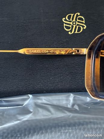 Lunettes De Soleil John Dalia Modèle Robert C134 - Monture Dorée - Neuf Avec Défauts