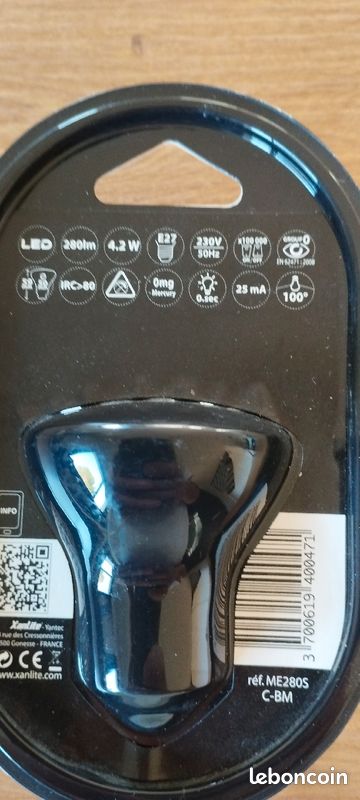Ampoule a vis xanlite 50w et 280 lumens (image 2)