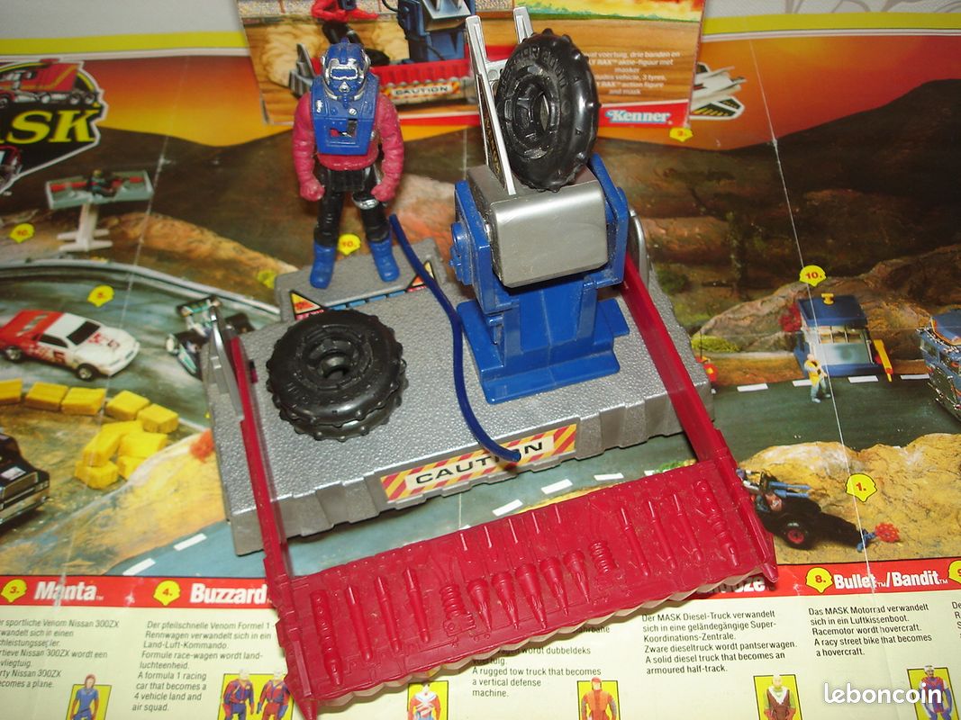MASK M.A.S.K Pit stop catapult complet en boîte (sans insert), notice (image 2)