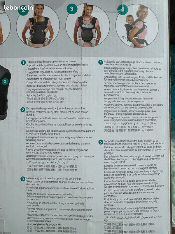 Porte-bébé Infantino flip 3 à 14kgs (image 4)