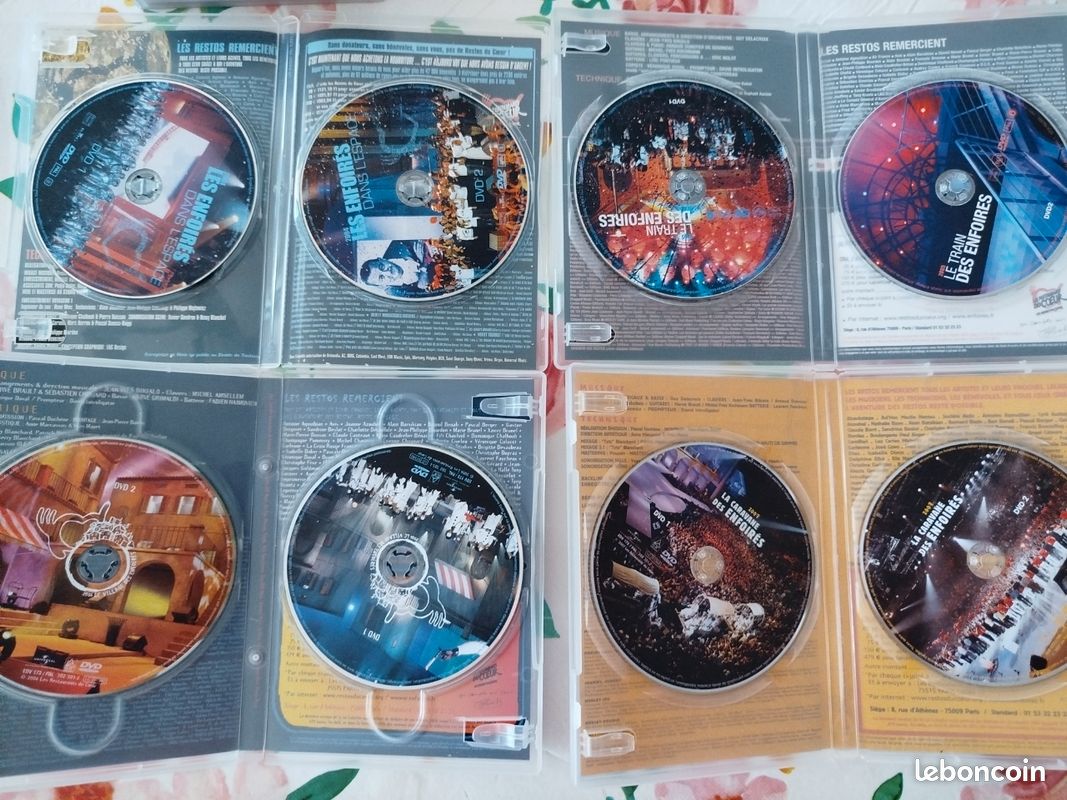 Lot de DVD musicaux spectacles des restos du coeur (image 5)