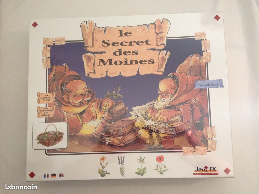 Jeu de société Le secret des moines RARE (image 1)
