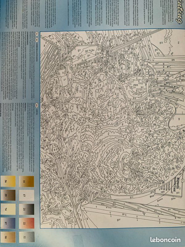 Tableau à peindre avec numéros (image 2)