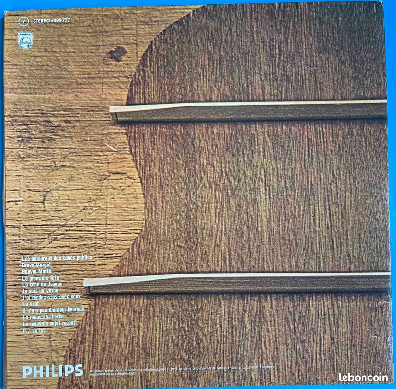 â„đŒ33t đ«đ· Georges Brassens (N°2-Les amoureux des bancs publics ) â· 1970 Âź (image 4)