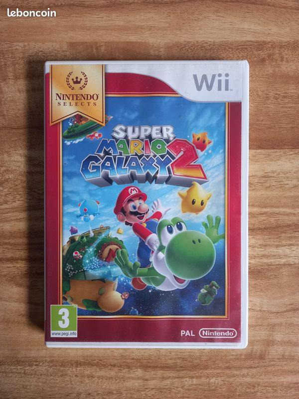 Jeu Wii Super Mario Galaxy 2 - Version PAL FR, Complet (très Bon état)