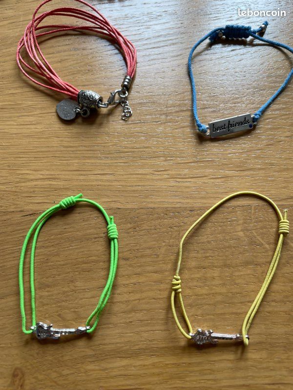 Lot de 20 bracelets fantaisie divers, très bon état (image 3)