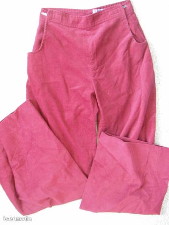 Pantalon De Grossesse Bordeaux – Taille 36/38 – Occasion Bon état