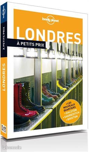 Guide Londres à petits prix Lonely Planet Mini Format 10x15cm 2016 COVID19 à 4Euros (image 1)