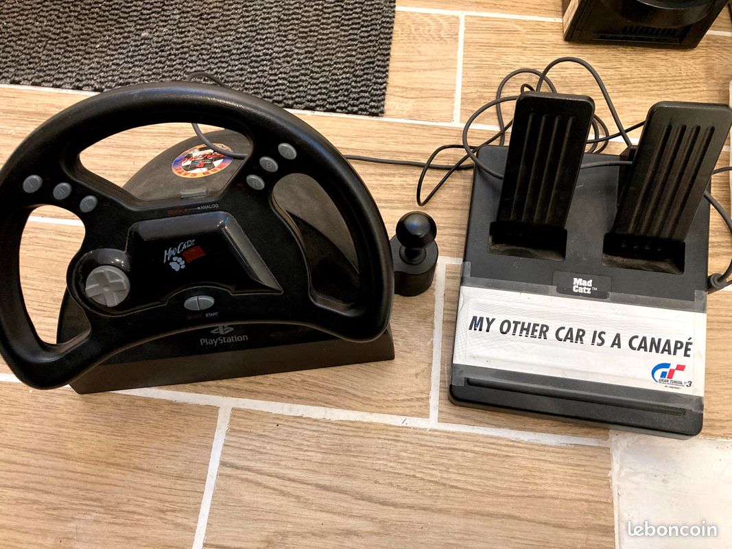 Pédalier mad catz et volant analogique PS1 PS2 (image 1)