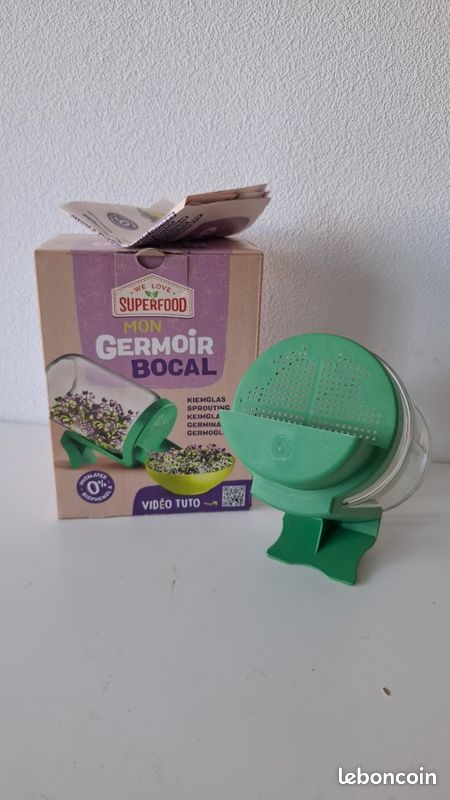 Germoir bocal pour graines germées bio healthy (image 3)
