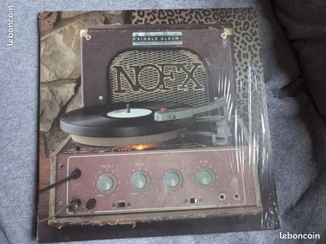 Vends vinyle coloré nofx single album vert (image 3)
