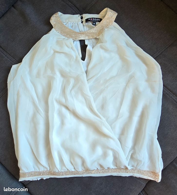 Top Manches Courtes Morgan Taille 36 - Couleur Rose, En Viscose Et élasthanne, Neuf Avec étiquette
