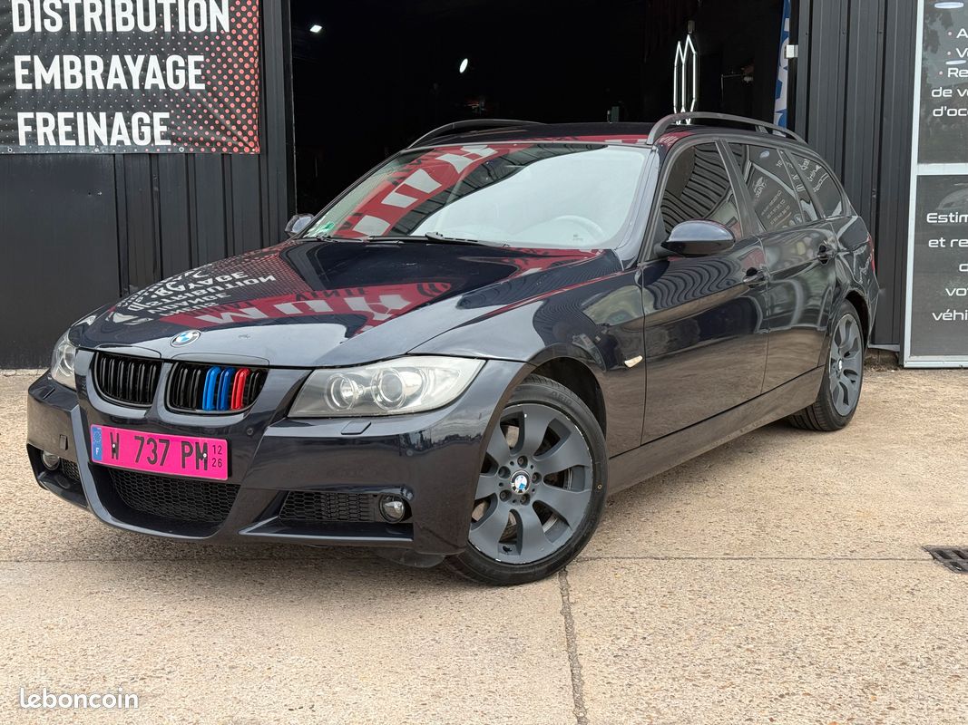 BMW 320i PACK M E91 170CH 212000 KM GPS, FEUX XENON, 4 PNEUS NEUFS (image 1)