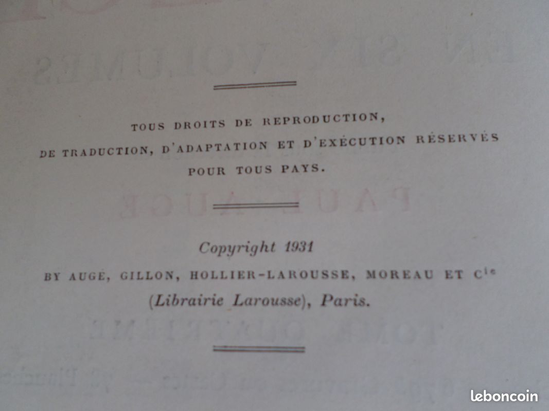 Dictionnaires Larousse anciens (image 8)