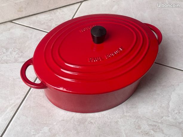 Cocotte En fonte PAUL BOCUSE Nomar ovale rouge