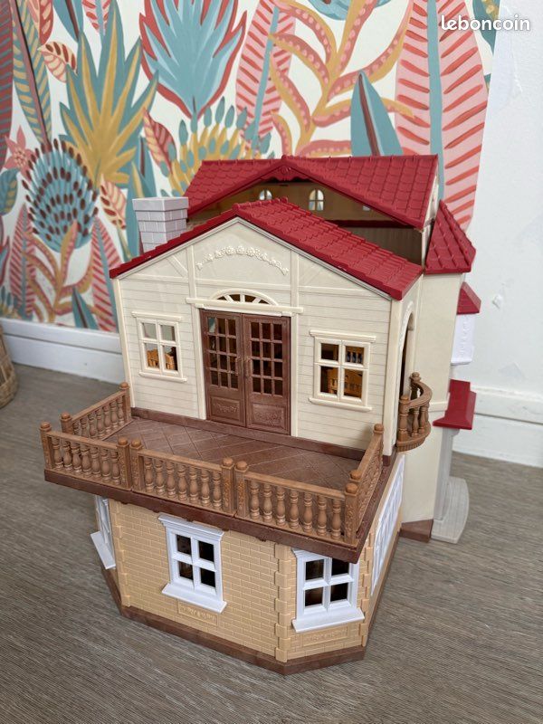 Maison sylvanian avec voiture et accessoires (image 4)