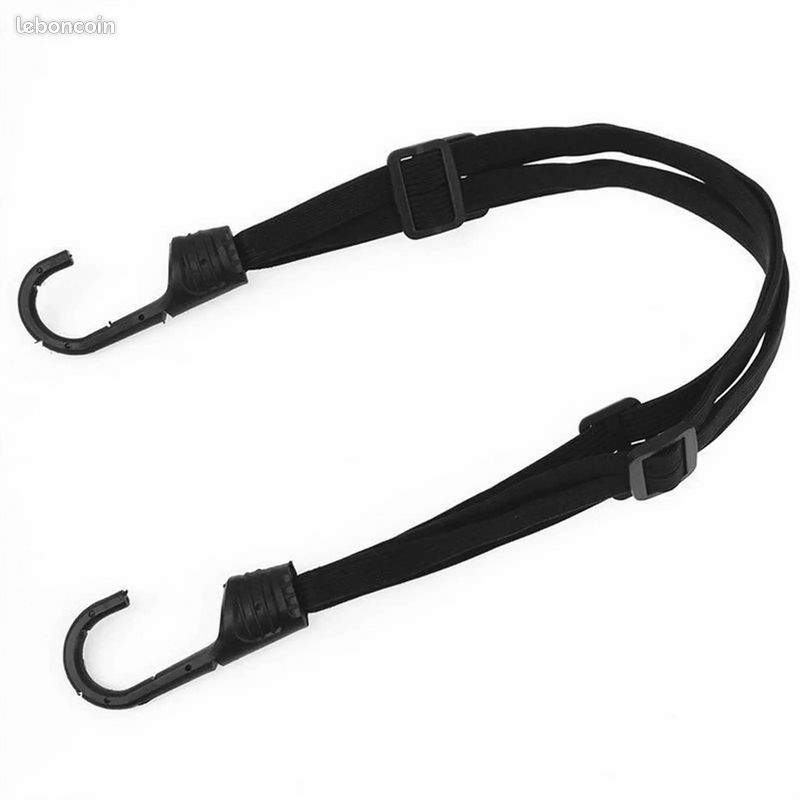Lot De 3 Sangles élastiques Pour Bagages - 62 Cm - Crochets En Nylon - Pour Moto, Vélo, Valise