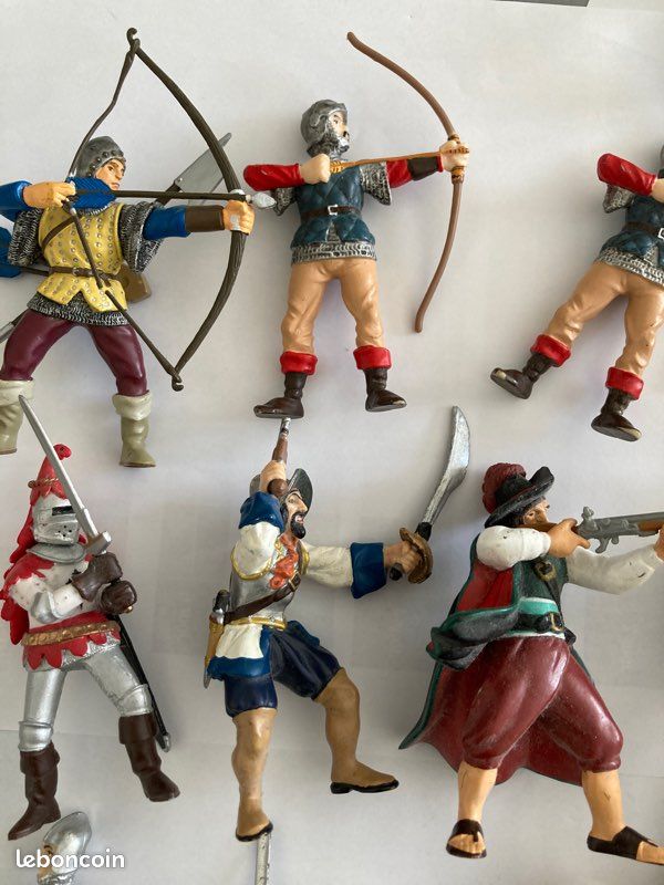 PLAYMOBIL MOYEN AGE le canon obusier de siège et ses 2 servants EUR 10