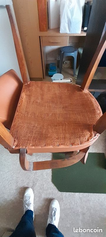 Lot de 2 chaises simili cuir (image 13)