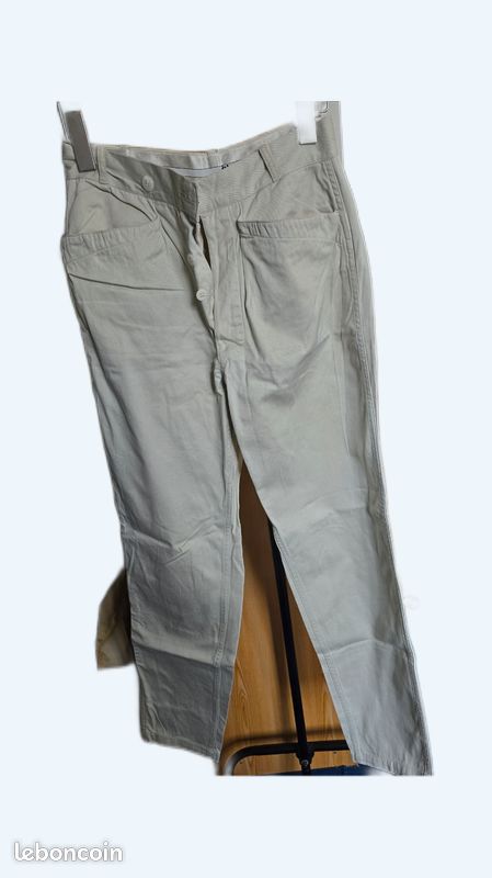 Pantalon beige clair (image 1)