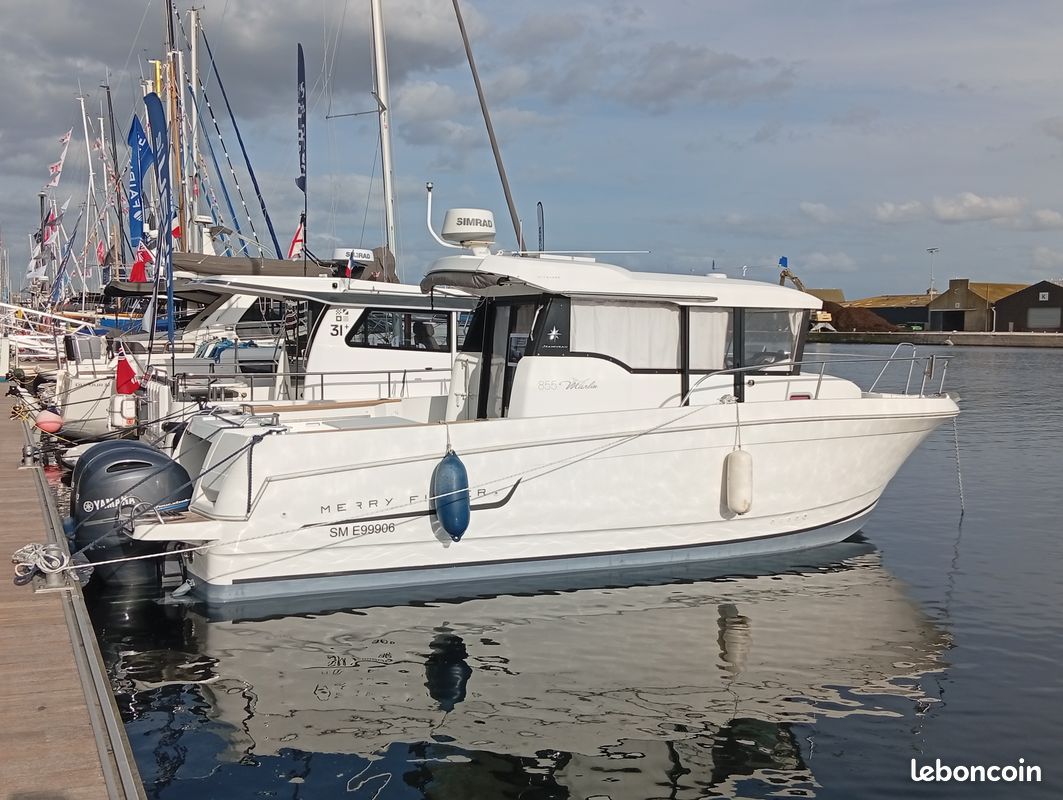 Jeanneau Merry Fisher 855 Marlin – 2x200cv Yamaha – Commande électrique (image 2)