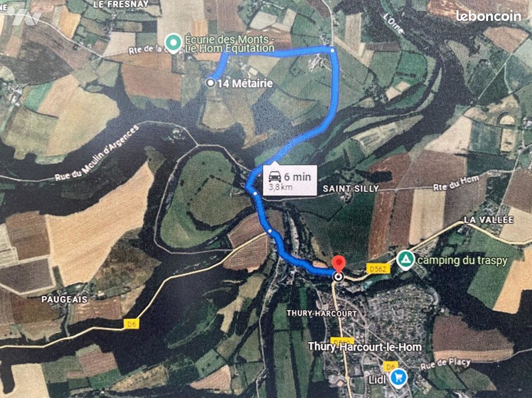 Terrain 741 m² · à Thury-Harcourt-le-Hom · 741 m² · 16 080 €