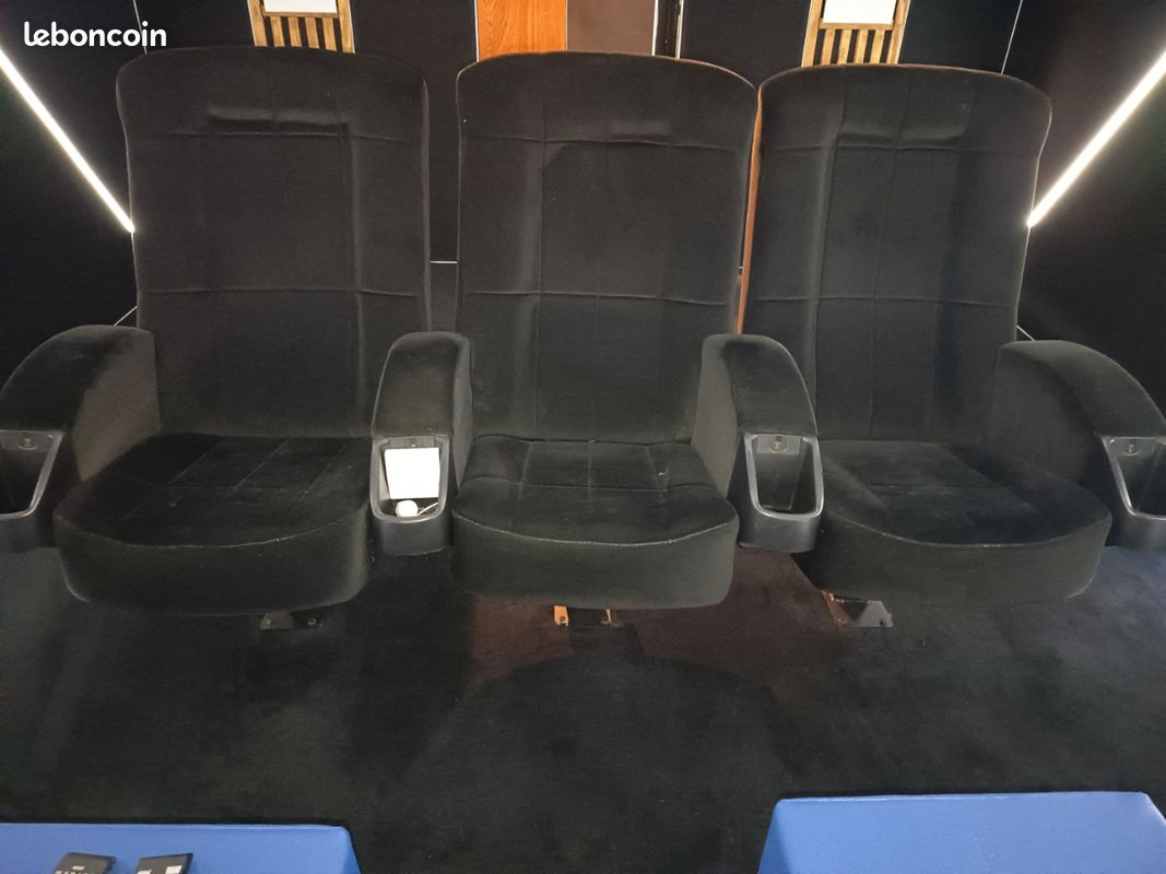 Fauteuil cinema noir (image 4)