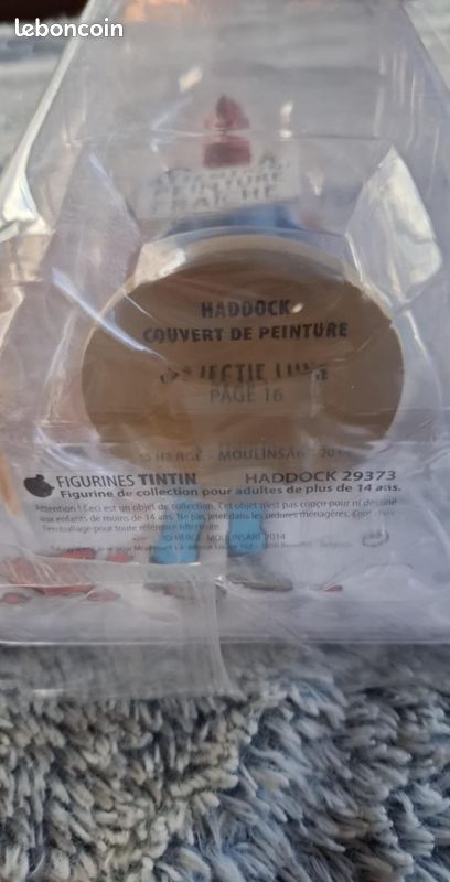Figurine Tintin Collection Officielle N°69 – Haddock Couvert De Peinture, Scellée