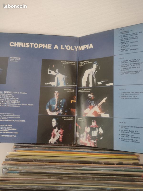 Disque vinyle double 33 t christophe (image 2)