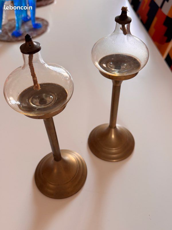 Lampe à huile antique (image 1)