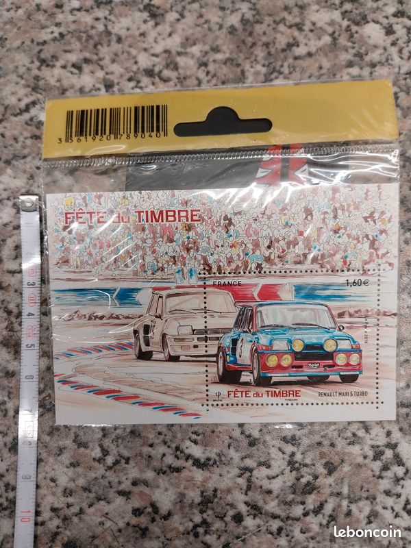 Timbre de collection Renault maxi 5 turbo (image 3)