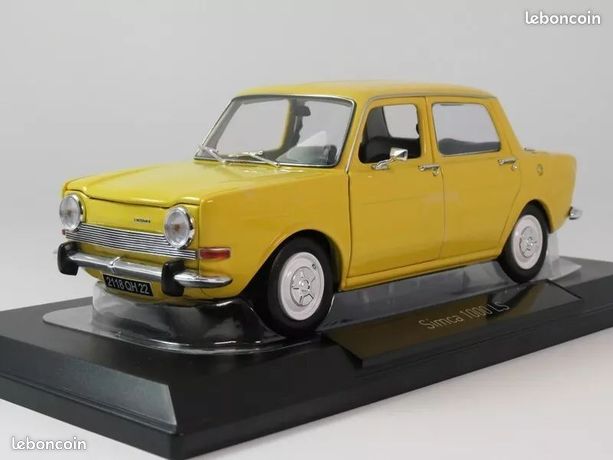 simca 1000 ls 1974 escala 1/18 de norev - Compra venta en