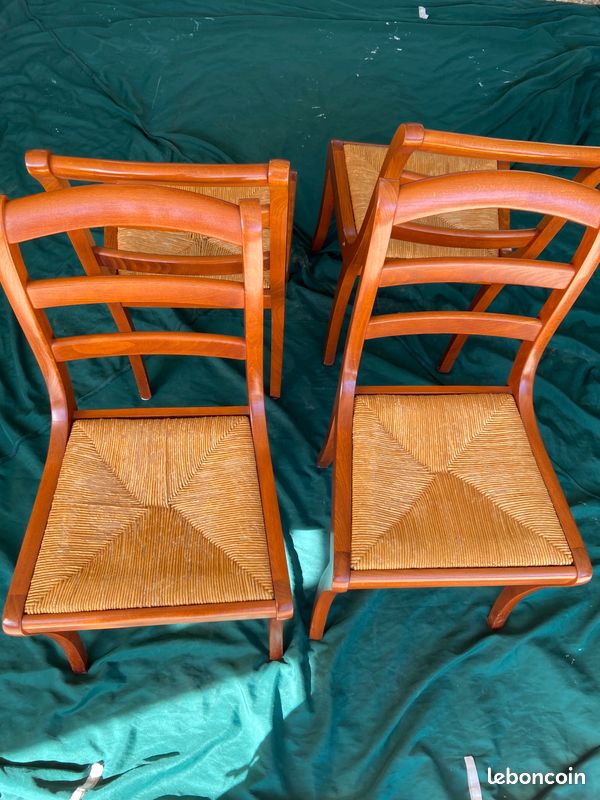 4 chaises en merisier (image 3)