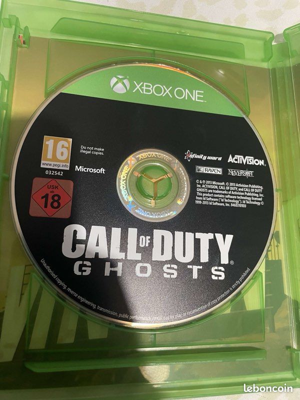 Call of Duty ghost sans boîte Xbox one (image 1)