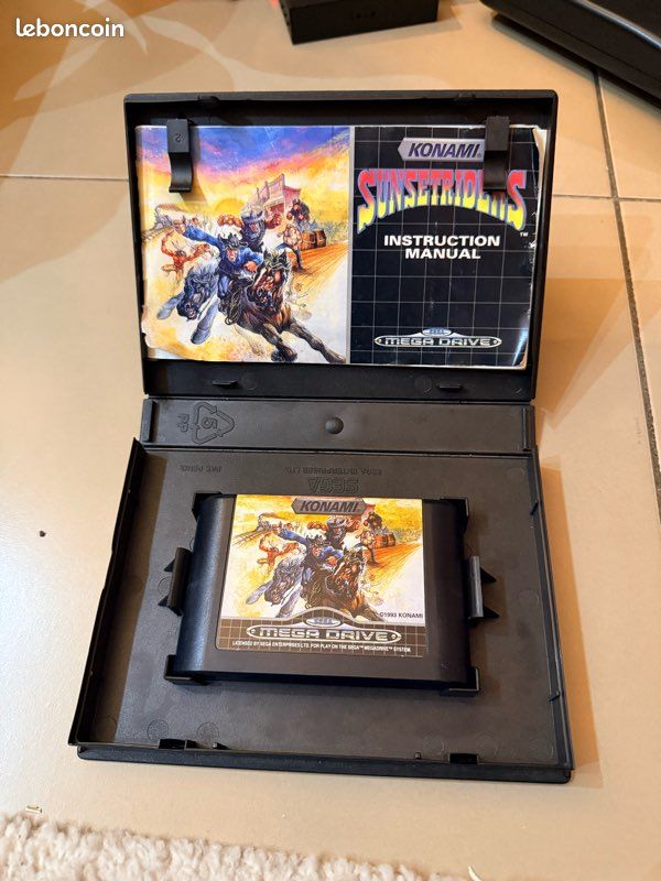 SUNSETRIDERS SEGA MEGADRIVE (MD) PAL-EURO (COMPLETE - BOX DAMAGED) on Megadrive - Trader Games