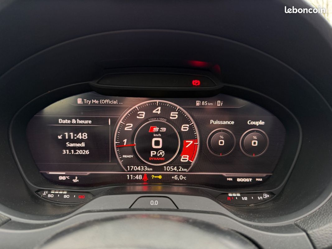 AUDI S3 SPORTBACK TFSI 310CH S tronic 7 Quattro I TOIT OUVRANT + SIÈGES CHAUFFANT + CAMÉRA (image 13)