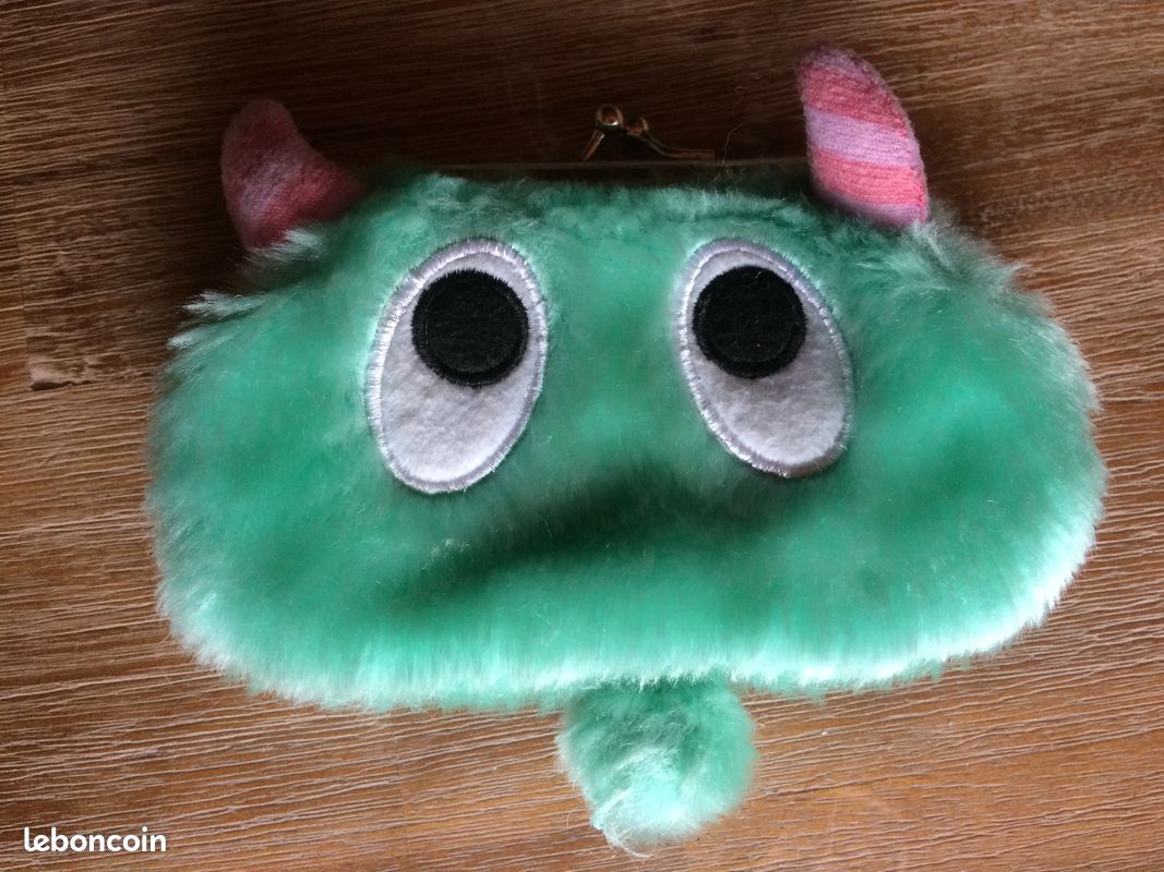 Porte monnaie «  monstre » peluche (image 1)