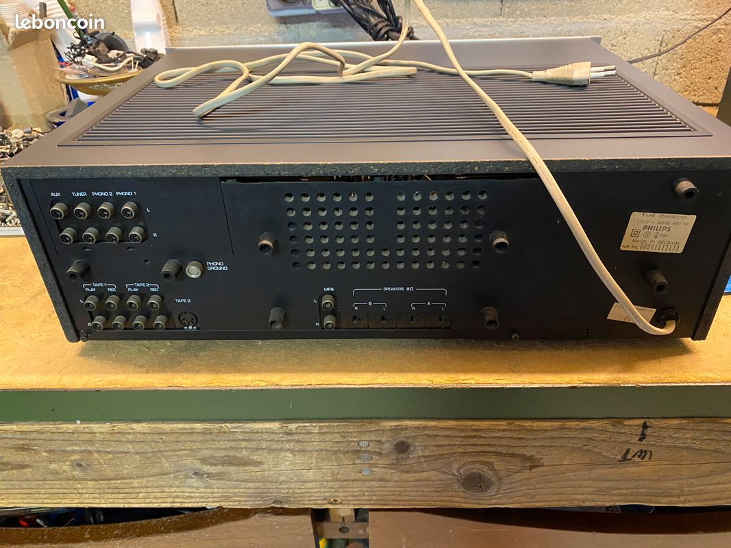 Enceintes Philips MFB – 541/544/545 – Asservies & Amplifiées – Vintage – Noir