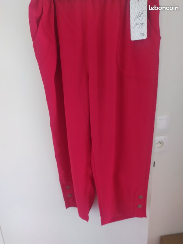 Pantalon Court élastiqué La Maison Du Jersey - Taille XXXL (FR54) Marron - Occasion Parfait état