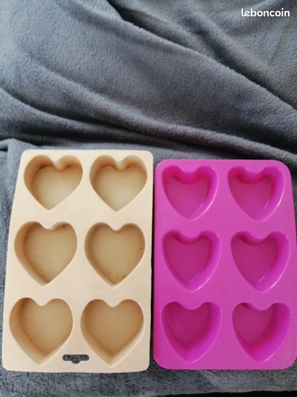 2 moules silicone cœurs (image 1)