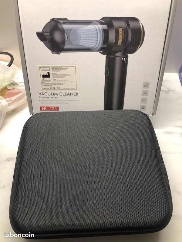 Aspirateur à Main Voiture 28000Pa - 4-en-1 Puissant Sans Fil, Mini Aspirateur Pour Voiture, Maison, Animaux