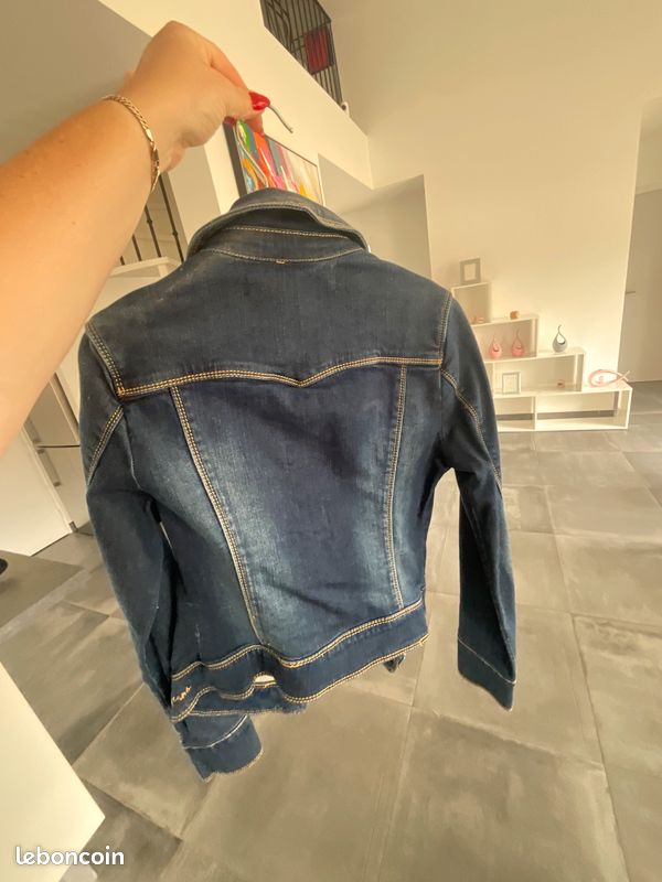 Veste en jean cintré Taille S (image 2)